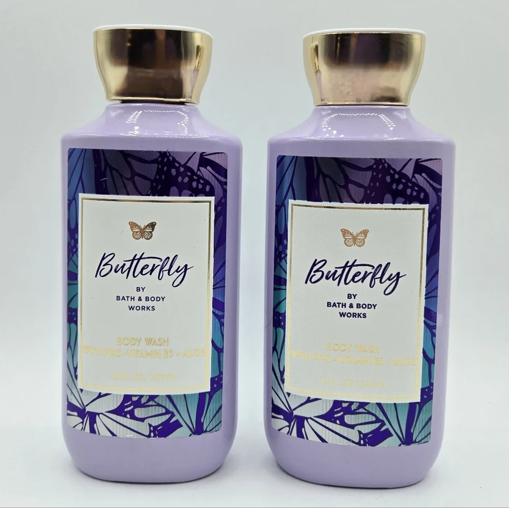 Bath and Body Works Butterfly Body Wash Bundle Set